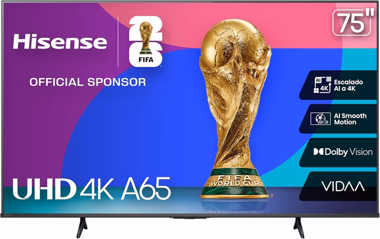 TV 75" HISENSE EN AMAZON
