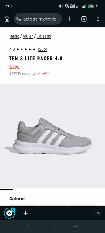 Adidas: Tenis Adidas Lite Racer 3