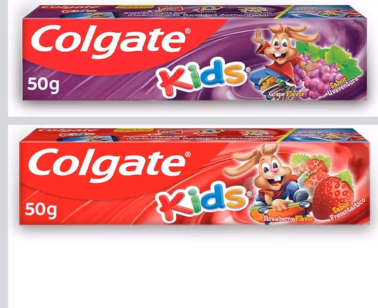 Amazon: $11 ● Colgate Pasta Dental Kids 50 g ● Planea y Ahorra + 3x2