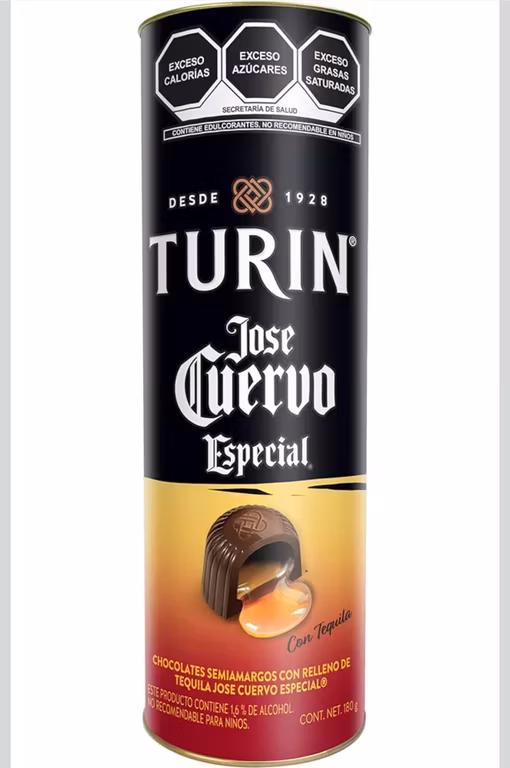 Amazon: $129 | Turin Tequila José Cuervo Especial Chocolates con licor Tubo 180 g