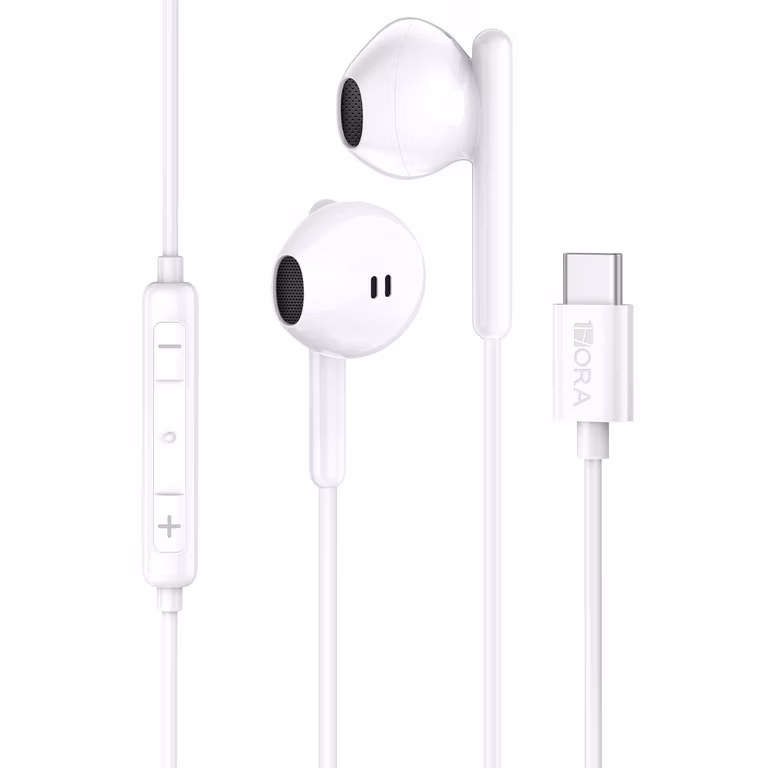 Amazon: 1Hora Alámbrico Audífonos USB C 1.2m con Micrófono y Ctrl Vol. Manos Libres