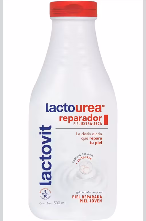 Amazon: 1x$69 || 2x$135 || Lactovit Lactourea Gel de Baño Reparador para Piel Seca 500 ml