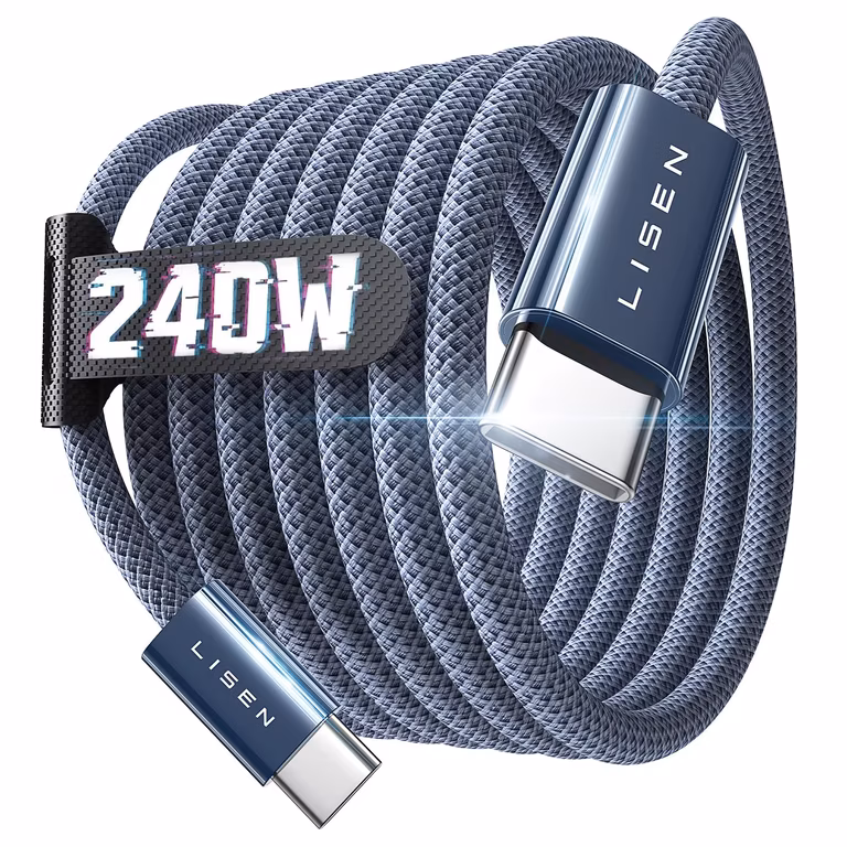 Amazon: 240W Cable USB C 1 Unidades 2M Cable Carga Rápida Type C