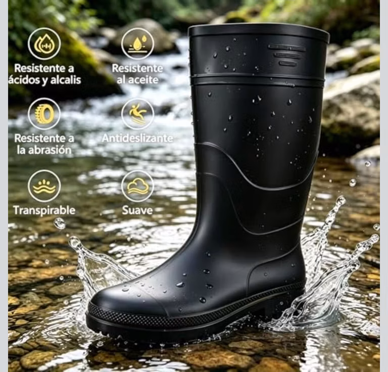 Amazon: 25.5 || 26.5 || 28.5 || Botas de Hule para Hombre,Impermeable
