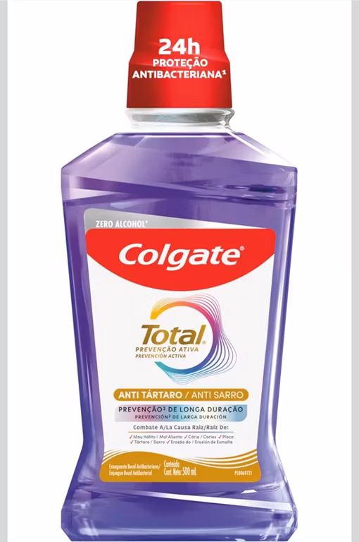 Amazon: $45 ||| 3x2 ||| Colgate Total Antisarro, Enjuague Bucal sin Alcohol, de Uso Diario 500 mL | Planea y Ahorra