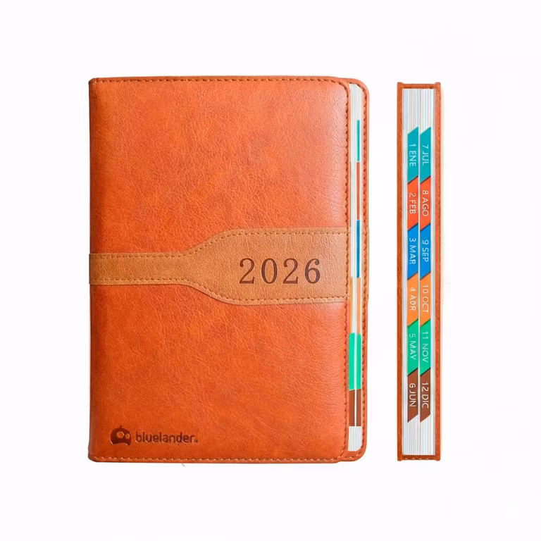 Amazon: Agenda 2026, Planificador Diario, Semanal y Mensual, Tamaño A5 (22 * 14,8 cm) Pasta Gruesa, Papel de Calidad