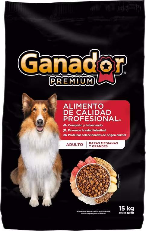 Amazon: Alimento seco para Perro Ganador Premium 15kg | Planea y Ahorra