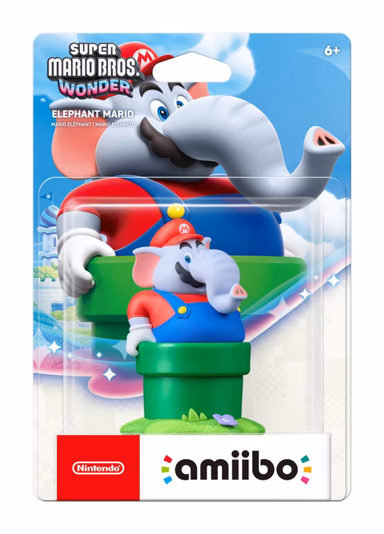 Amazon: Amiibo Elephant Mario - Super Mario Bros. Wonder Series