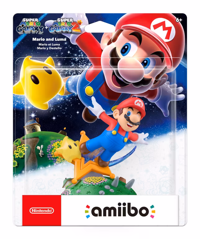 Amazon: AMIIBO - Mario and Luma - Super Mario Galaxy + Super Mario Galaxy 2 Series