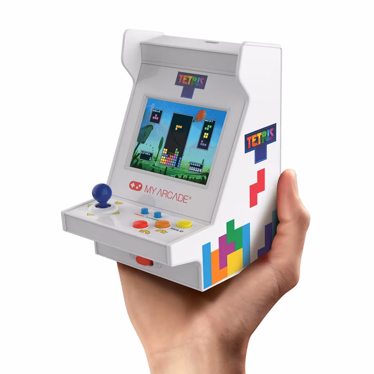 Amazon: MY ARCADE Tetris Nano Player Pro. 201 juegos, 4.5" totalmente jugable, videojuego de colección