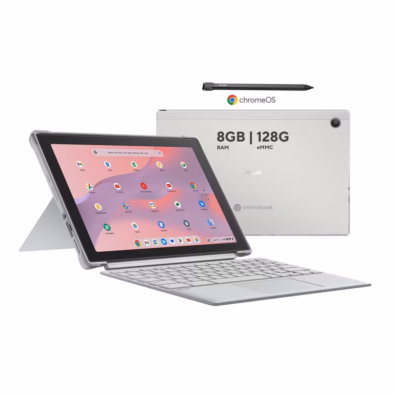 Amazon: ASUS Chromebook CM30 Detachable | 10.5" WUXGA | Kompanio 520 | 8GB RAM | 128GB eMMC | Teclado ESP + Funda + Stylus