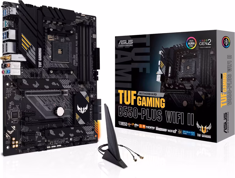 Amazon: ASUS TUF Gaming B550-PLUS WiFi Motherboard // Tarjeta Madre