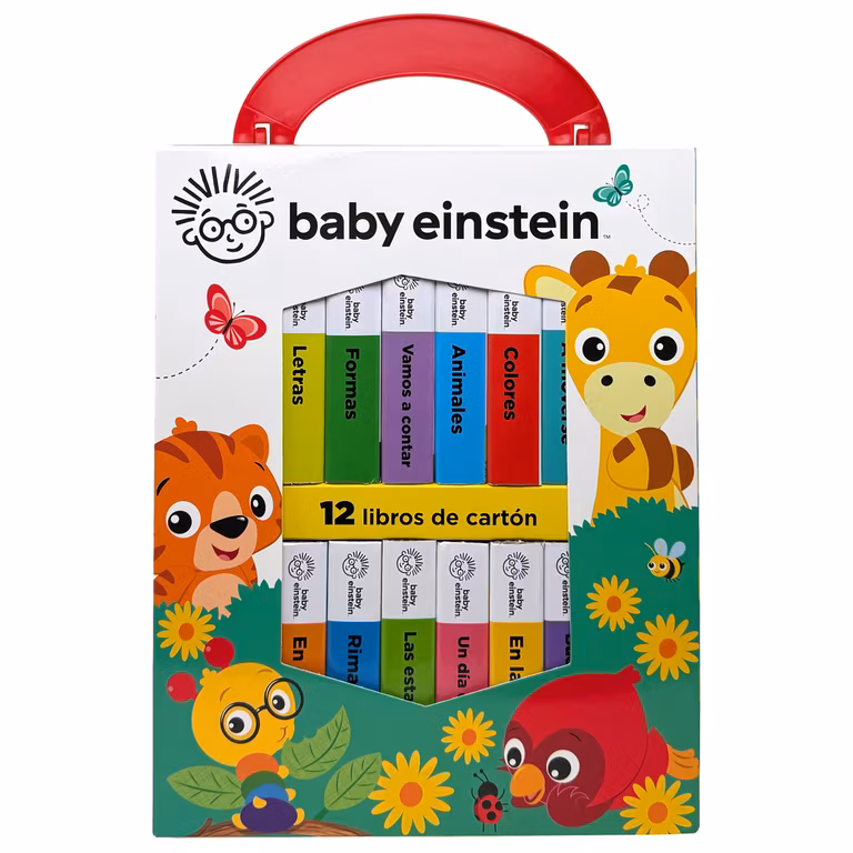 Amazon: Baby Einstein - Mi Primera Biblioteca - 12 Libros de Carton
