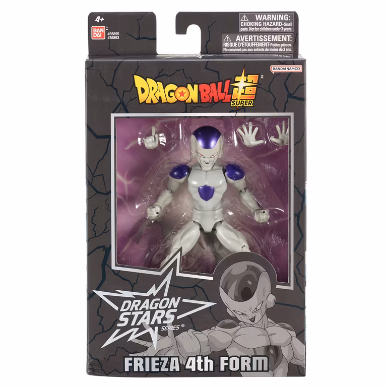 Amazon: Bandai Dragon Stars - Dragon Ball Super Frieza Final Form Versión 2, 16 puntos de articulación, manos intercambiables incluidas,