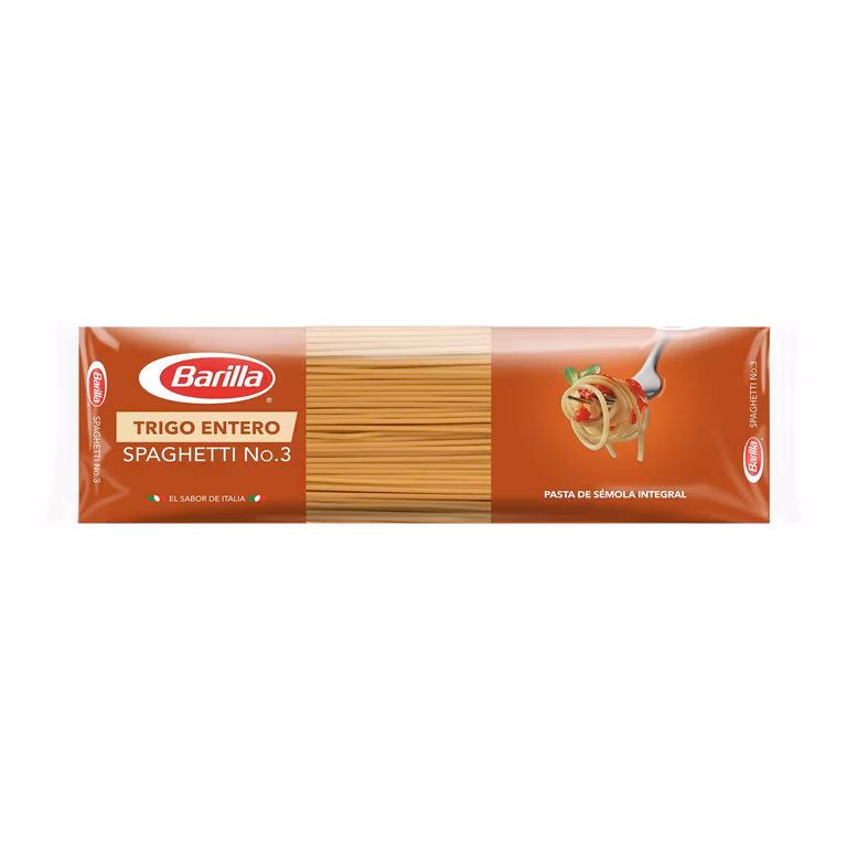 AMAZON: Barilla Pasta Trigo Entero Spaghetti No. 3 400 g (Planea y Ahorra)