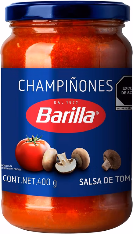 Amazon: Barilla Salsa de Tomate con Champiñones 400 g