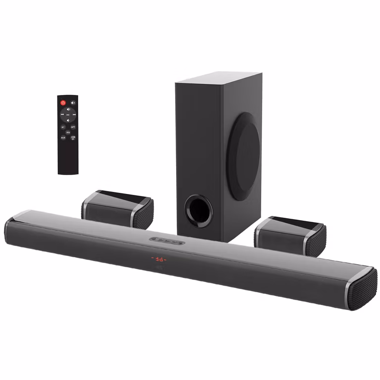 Amazon: Barras de Sonido Potente 240W, Sound Bar 5.1 Teatro En Casa con Subwoofer