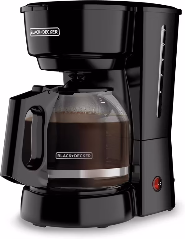 AMAZON. - Black+Decker Cafetera 12 Tazas con Sistema de Goteo Vortex, CM0916B | Filtro permanente con función mantener caliente