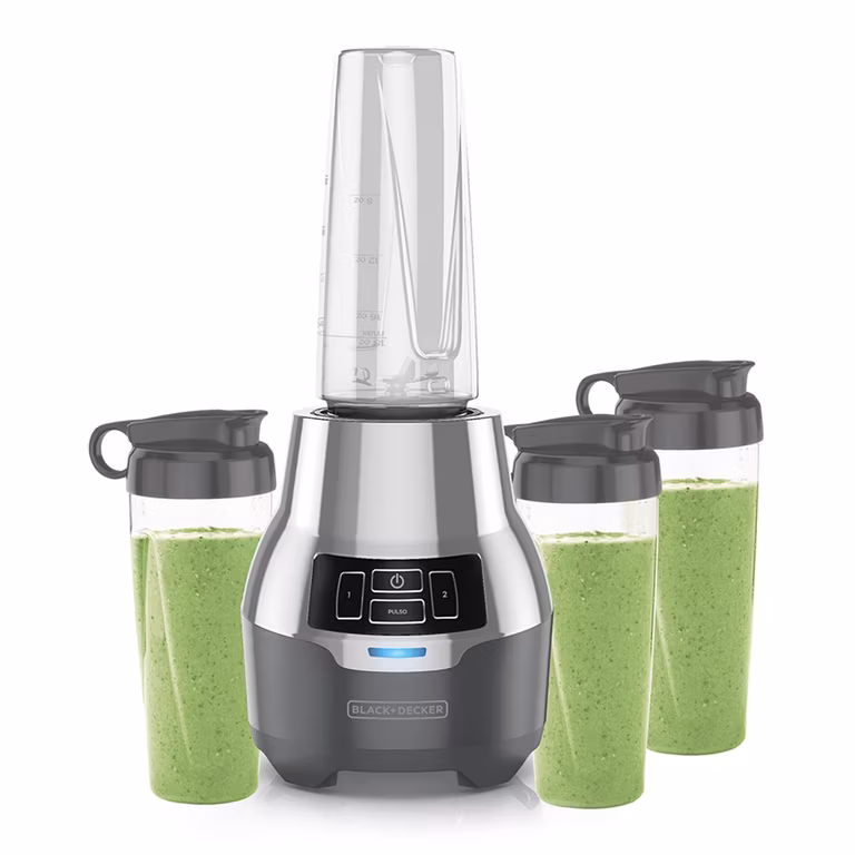 Amazon: Black+Decker Licuadora Personal 600W con 4 Vasos de 500ml