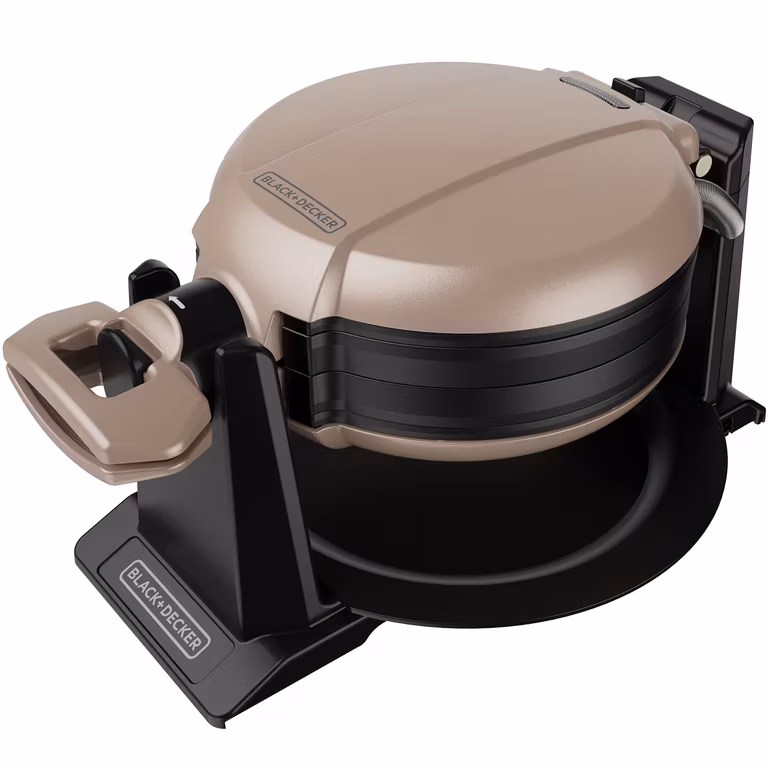 Amazon: Black+Decker Waflera Giratoria con Placas Antiadherentes