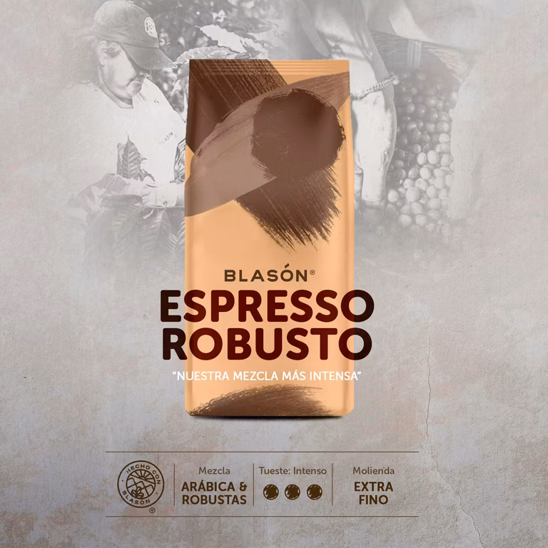 AMAZON: Blasón Café Gourmet Tostado y Molido Espresso Robusto 900 g (Planea y Ahorra +3×2) precio C/U
