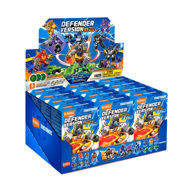 Amazon: Blokees Transformers Defender Version 03 (Caja con 12 figuras)