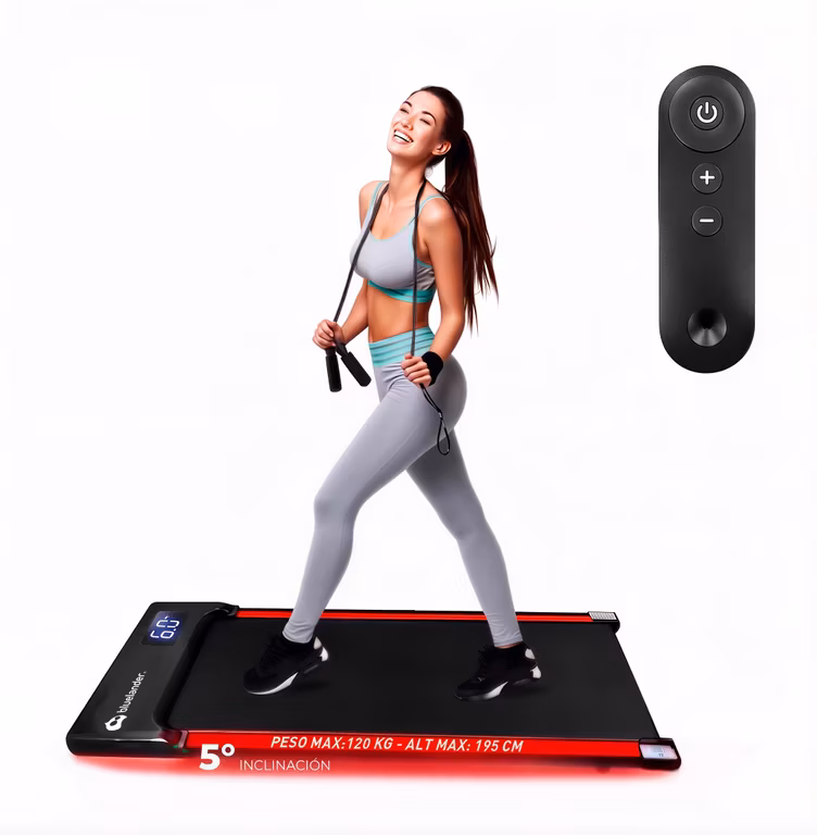 Amazon: Bluelander Caminadora Portatil 1.5HP