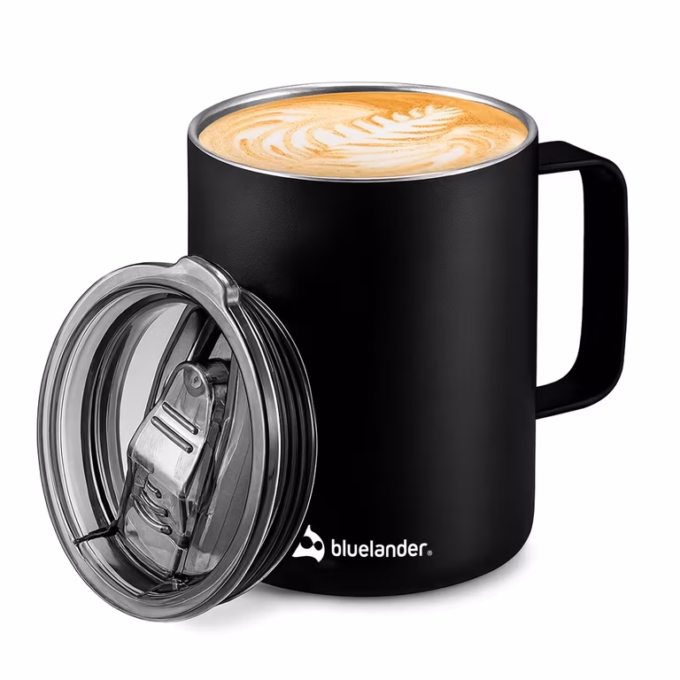 Amazon: Bluelander Termo Taza para Café o Agua, Acero Inoxidable de Alta Calidad, Capacidad de 350 ml