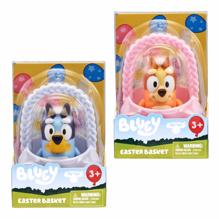 Amazon: Bluey & Bingo Cesta de Pascua, Incluye Figura y Pegatinas (PIDE DOS PARA ALCANZAR EL PRECIO)