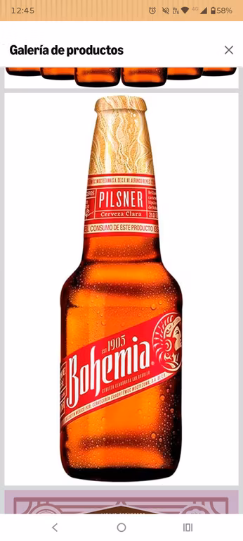 Amazon: Bohemia Pilsner Cerveza Lager 24 Botellas 355ml