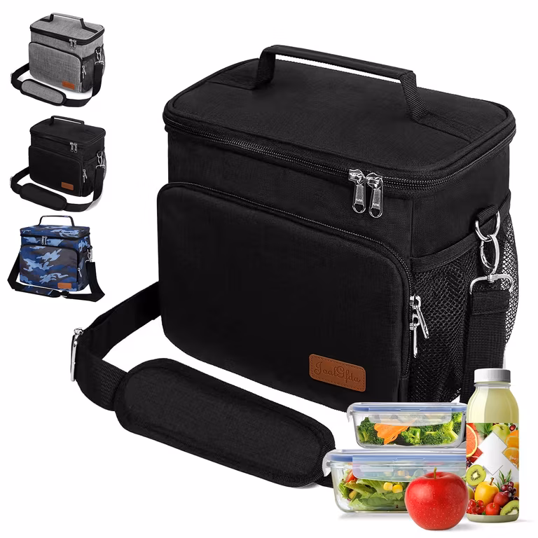 Amazon: Bolsa de almuerzo aislada - Gran capacidad 12L