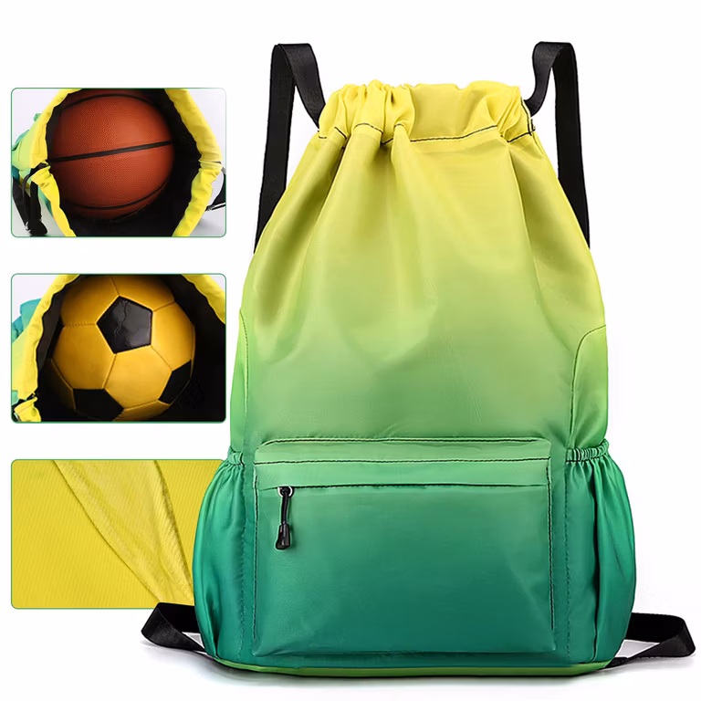 Amazon: Bolsas de Cuerdas, Mochila con Cordón y Compartimento Separado para Zapatos, Mochila De Cuerda Impermeable