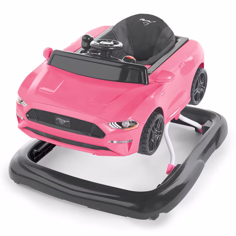 Amazon: Bright Starts Andadera Ford Mustang 4 En 1, Rosa