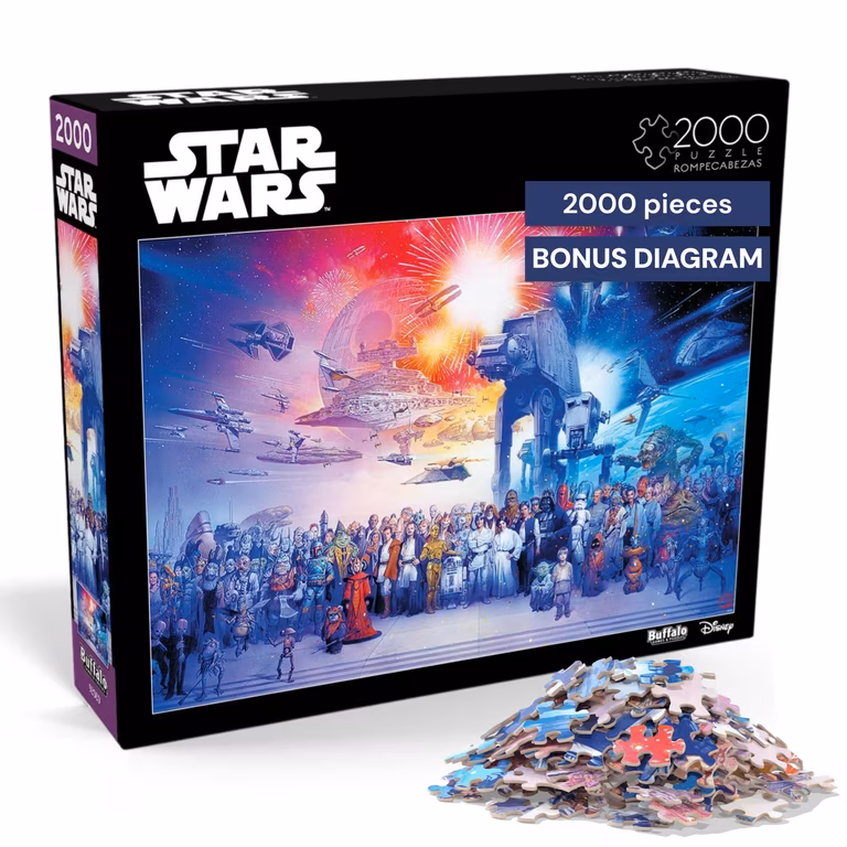 Amazon: Buffalo Games - - Star Wars - Rompecabezas de 2000 Piezas