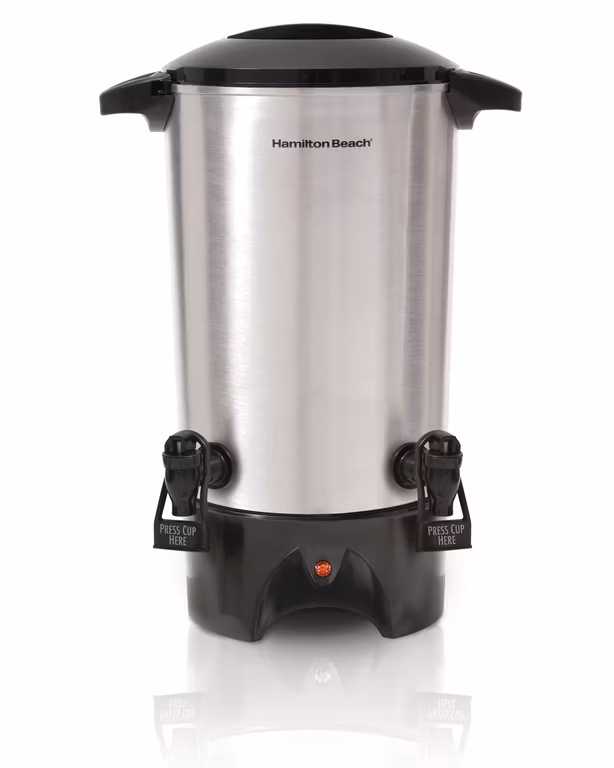AMAZON: Cafetera de Urna HAMILTON BEACH 45 tazas, 2 dispensadores