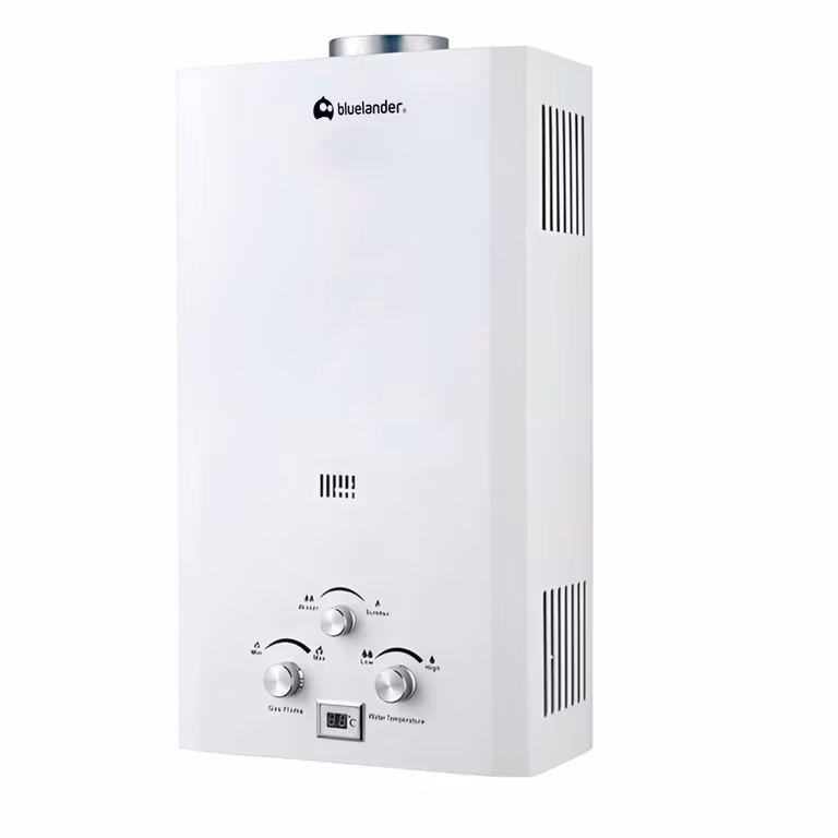 Amazon: Calentador Instantáneo de Agua Caliente para Hogar 12 Litros/Minuto, 1 Servicio, Calentador de Paso 73 * 39 * 24 cm, Boiler de Gas