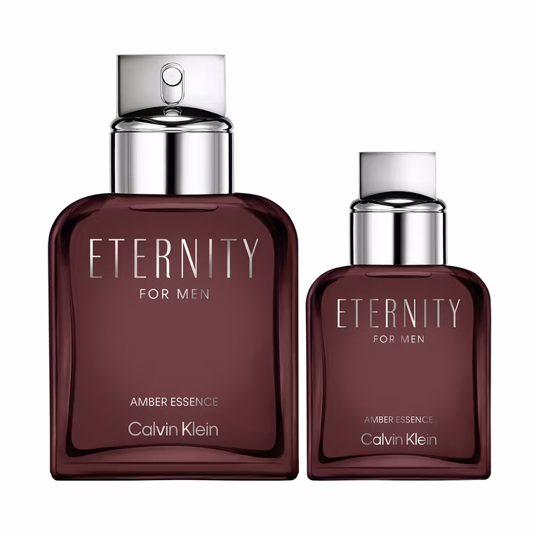 AMAZON: CALVIN KLEIN PERFUME -SET 100ML +30ML Eternity for Men Amber Essence, Fragancia Masculina, Eau de Parfum