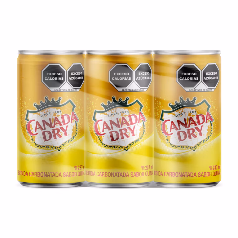 Amazon: Canada Dry A.Q. Agua Quina, 6 Pack Lata, 237ml. $30 pesos por six, comprando 10 | Planea y Ahorra