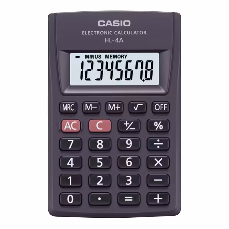 AMAZON: Casio HL-4A-S-MH Calculadora