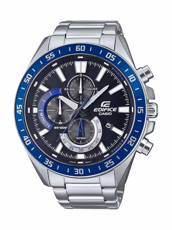 Amazon - Casio Reloj deportivo de cuarzo para hombre con correa de acero inoxidable, TBA, modelo: EFV620D-1A2V)