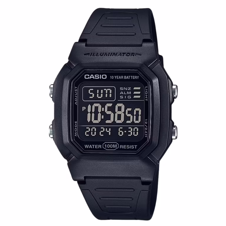 Amazon: Casio W800HG Series Reloj digital para hombre,100 metros de resistencia al agua