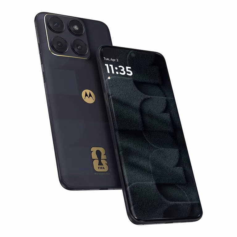 Amazon: Celular Moto Edge 70 Fusion FIFA Detalles bañados en oro de 24K | con BBVA MSI