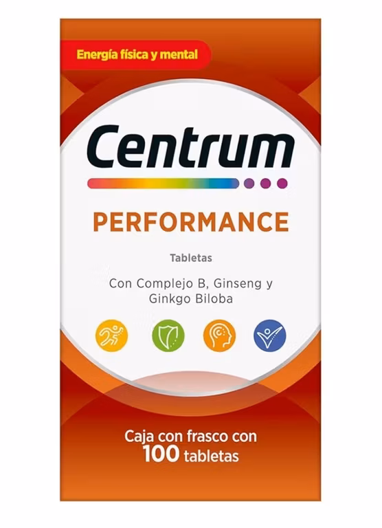 AMAZON: Centrum Multivitamínico Performance con Magnesio, Vitamina C, Vitamina D y Zinc (=> 100 TABLETAS) con planea y ahorra