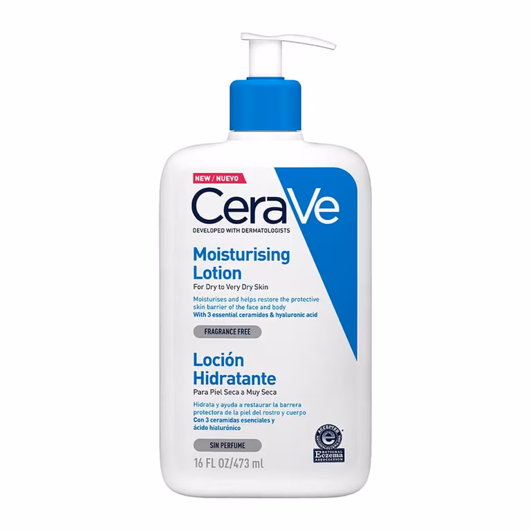 AMAZON: CeraVe Loción Hidratante de Rostro y Cuerpo para Piel Seca con Ácido Hialurónico 473ml