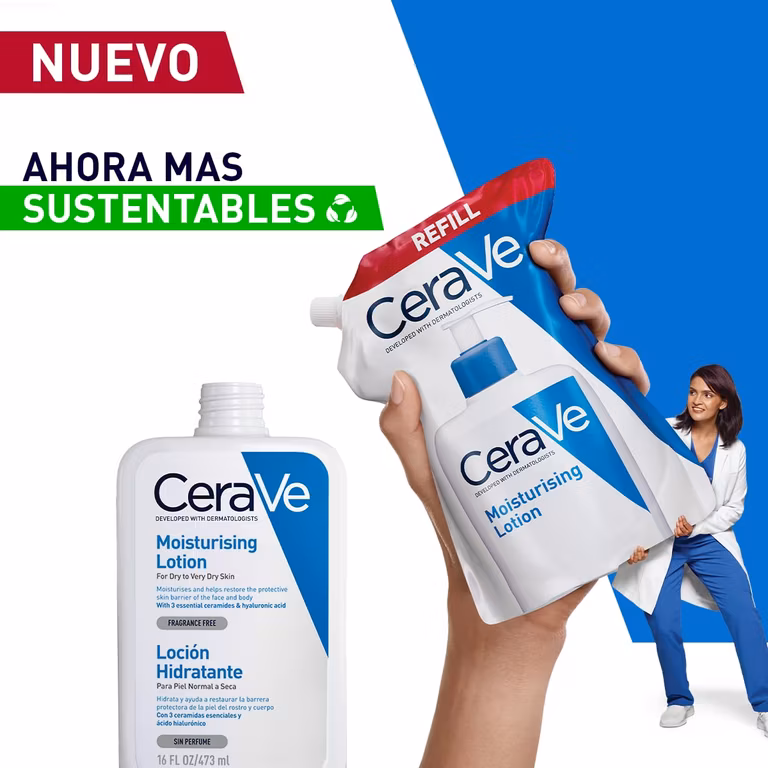 AMAZON: CeraVe Refill Loción Hidratante 562ml | Piel Normal a Seca