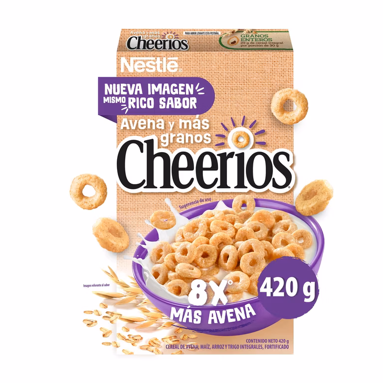 Amazon: Cereal Nestlé Cheerios Aritos de Avena y Más Granos Caja de 420g | 3 cajas