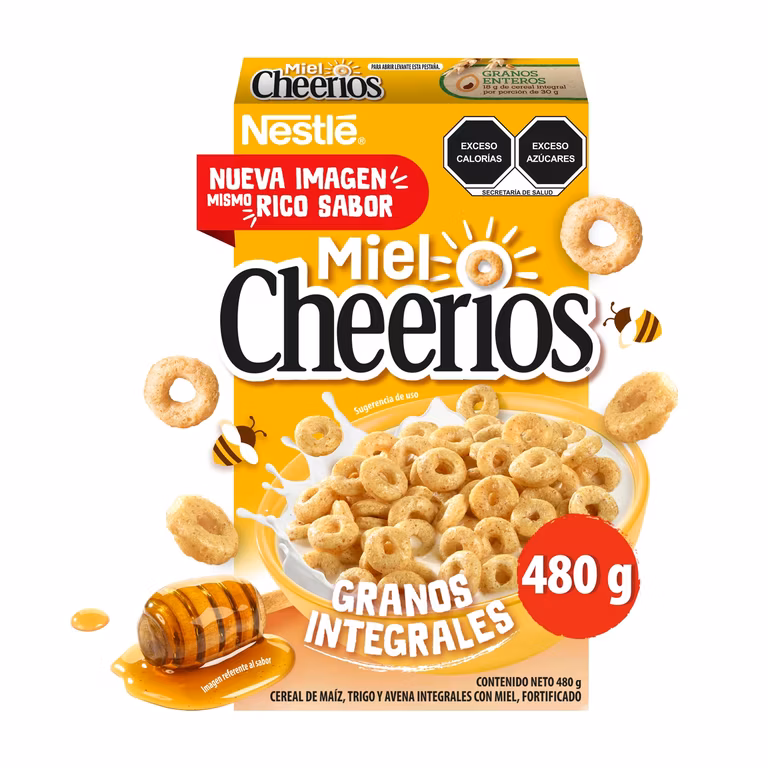 Amazon: Cereal Nestlé Cheerios Miel Aritos de Granos Integrales Caja de 480g