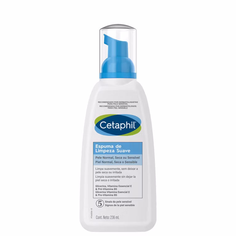 Amazon: Cetaphil Espuma de Limpieza Suave,Piel Sensible ,1 pieza de 236ml. - Planea y Ahorra