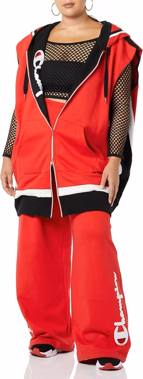 Amazon - Champion Making the Cut Season 3 Episode 2 Champion Collab Winning Look Rafael's Reverse Weave Oversized Vest Sudadera con capucha