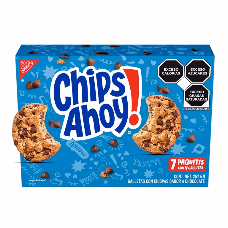 AMAZON: Chips Ahoy! 7 paquetes con 4 galletas cada uno